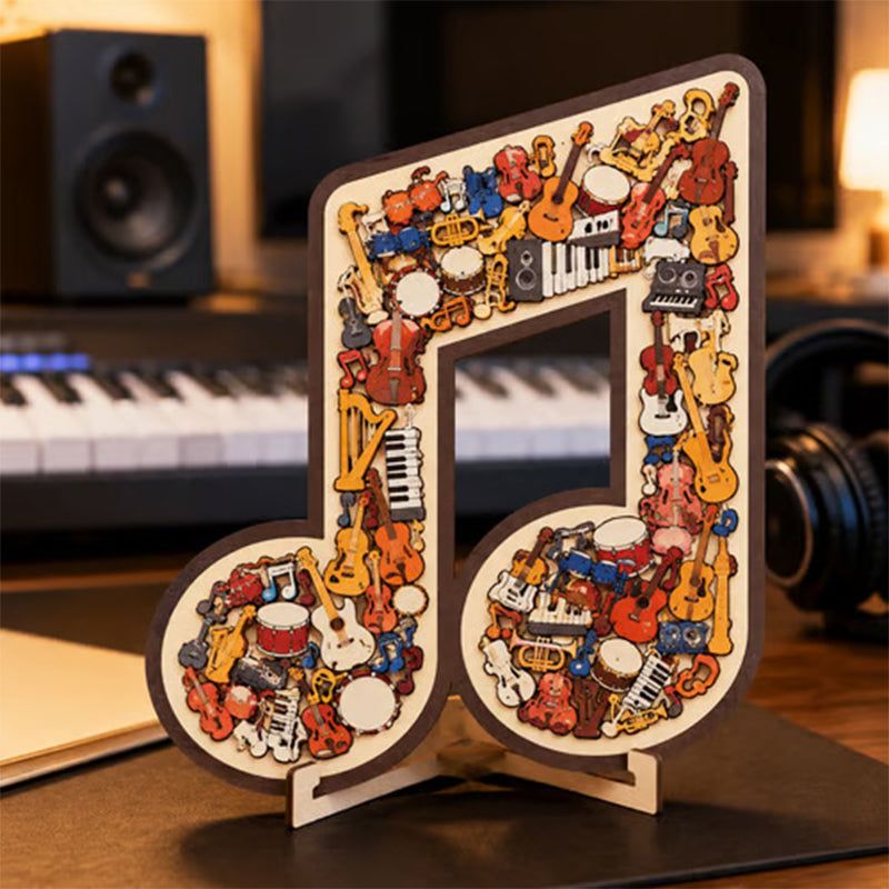 📢📢50 % Rabatt!!🥳💞 50K+ VERKAUFT! ⚡🧩Holzpuzzle in Form einer Musiknote