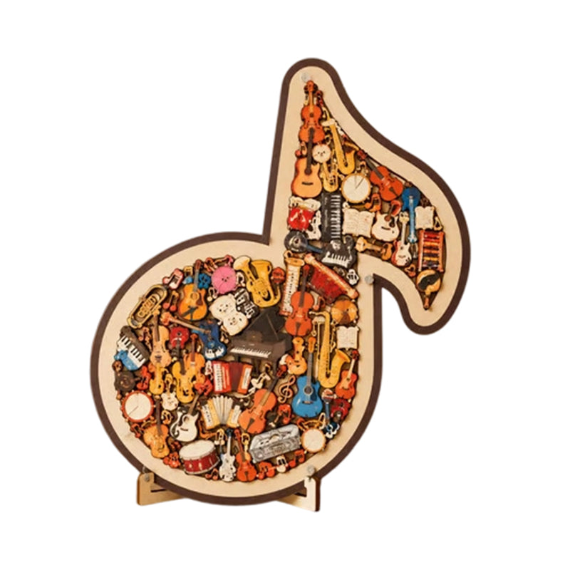📢📢50 % Rabatt!!🥳💞 50K+ VERKAUFT! ⚡🧩Holzpuzzle in Form einer Musiknote