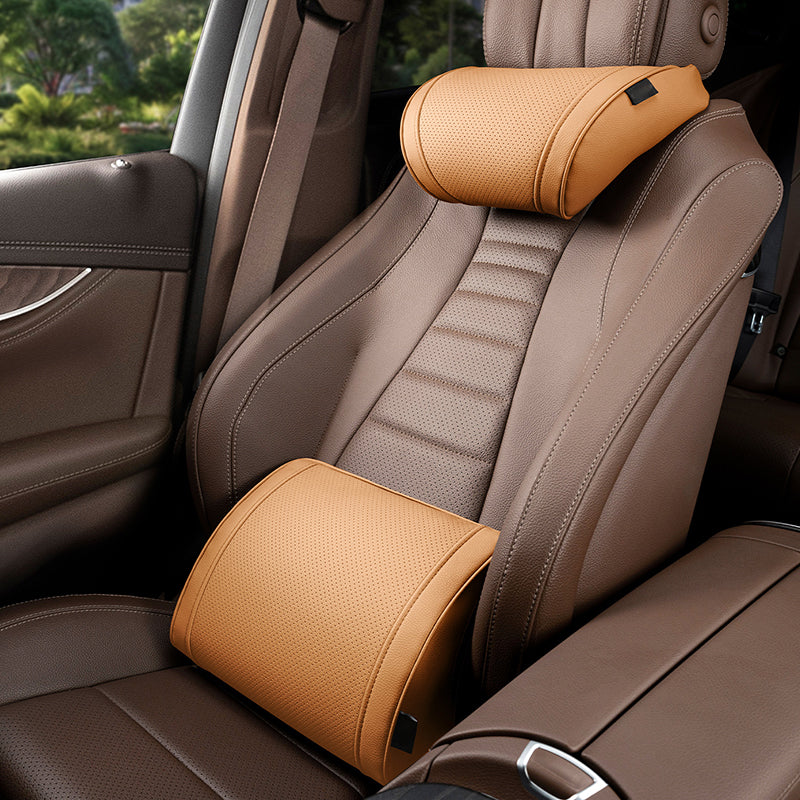 💺 Kühles Netzgewebe, fester Halt – Ergonomisches Autositzkissen-Set. Korrigiert die Körperhaltung, lindert Ischiasbeschwerden.