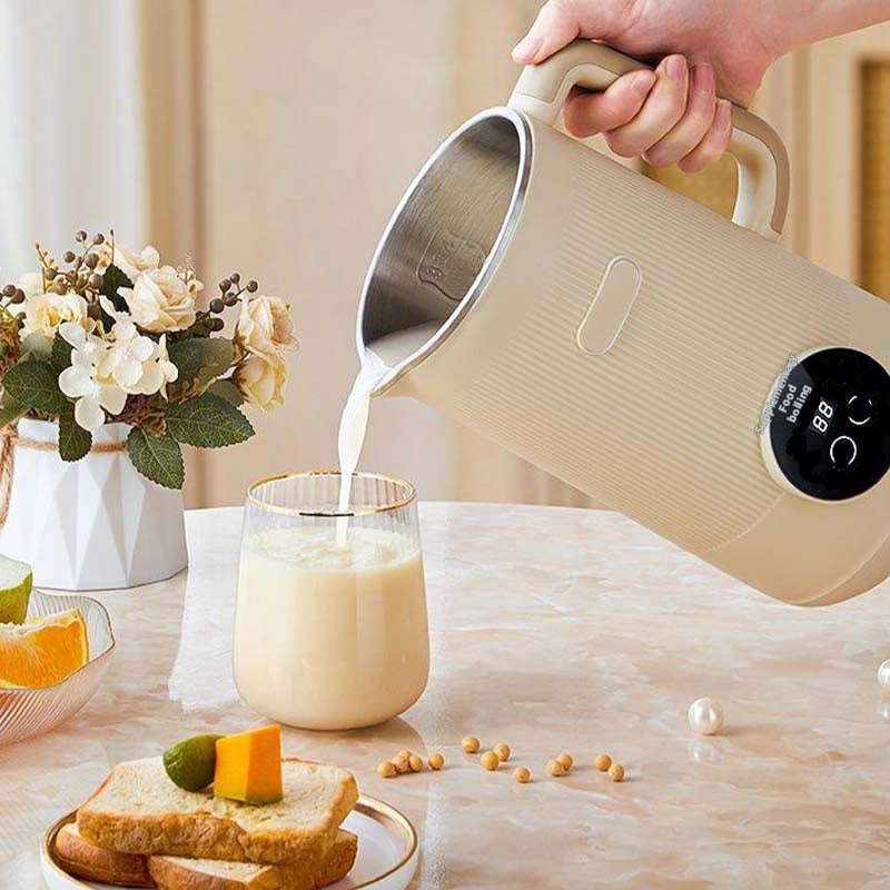 🥛⚙️ Multifunktionale Sojamilchmaschine – 10 Klingen, 1L Fassung, Timer & Selbstreinigung, jetzt −50%