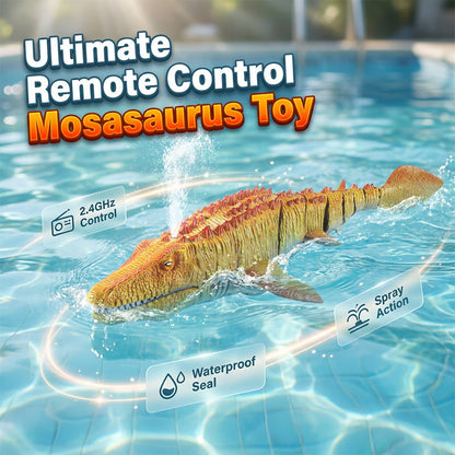 🦖💦 2,4 GHz RC Mosasaurus mit Wasserspray – realistisch schwimmend, tauchfähig & ferngesteuert, jetzt −50%