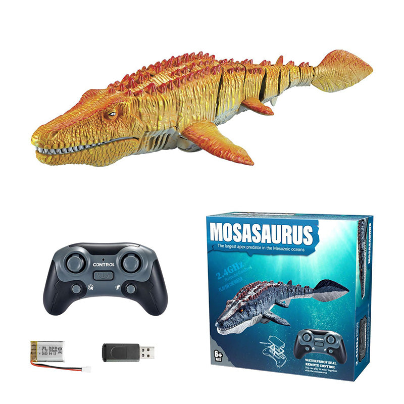 🦖💦 2,4 GHz RC Mosasaurus mit Wasserspray – realistisch schwimmend, tauchfähig & ferngesteuert, jetzt −50%