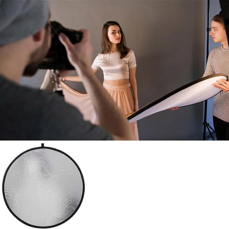 2-in-1-Fotoreflektor zum Zusammenklappen mit Aufbewahrungstasche