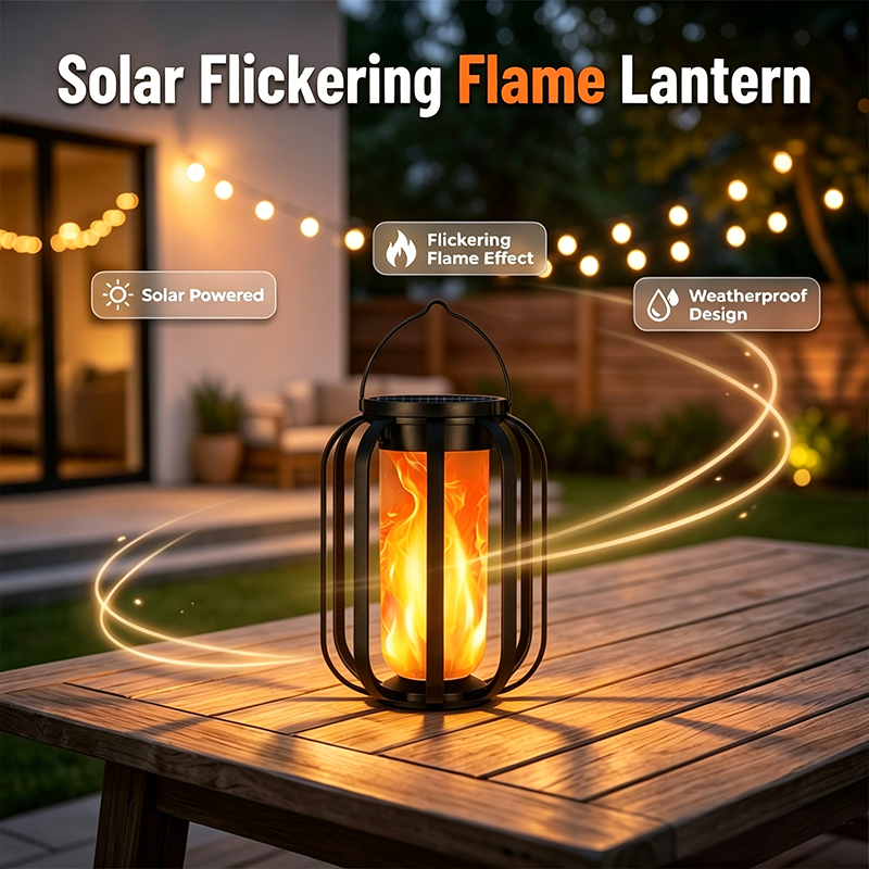 🏮 50% RABATT! ☀️ Solar-Flackerflammen-Laterne – Wasserdicht, automatisch & kabelos – Realistisches warmes Licht für Terrasse & Garten 🌙
