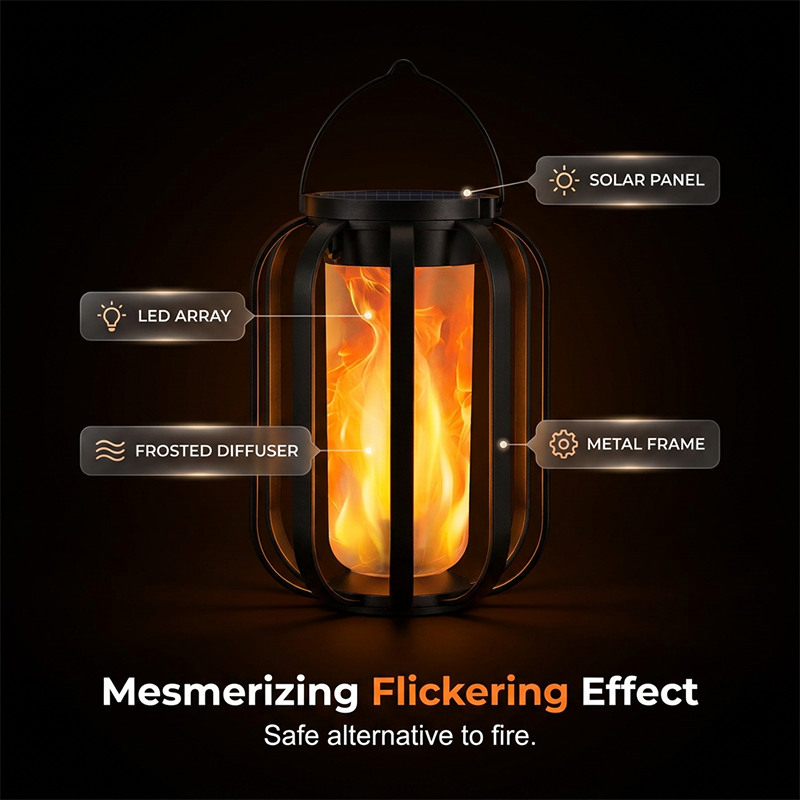 🏮 50% RABATT! ☀️ Solar-Flackerflammen-Laterne – Wasserdicht, automatisch & kabelos – Realistisches warmes Licht für Terrasse & Garten 🌙