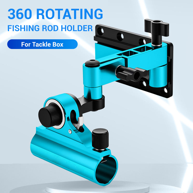 🎣🔄 360° drehbarer Angelrutenhalter für die Angelkiste – platzsparend & stabil, jetzt −50%