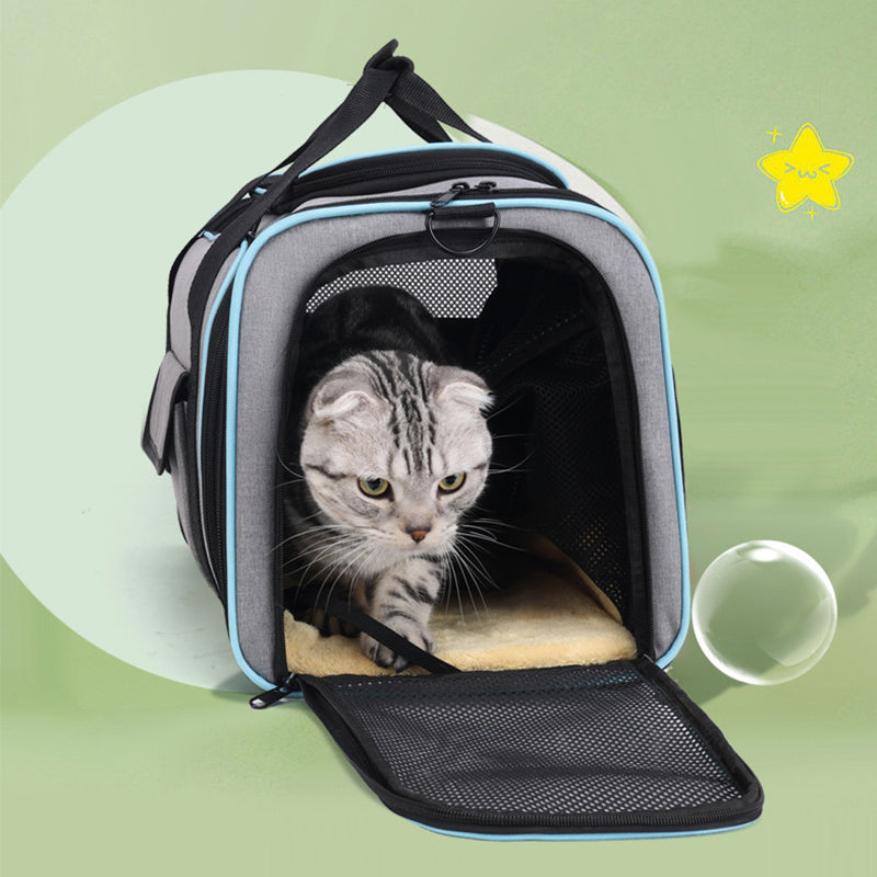🐾🧳 Erweiterbare Transportbox für Haustiere – sicher, komfortabel & faltbar, ideal für Reisen, jetzt −50%