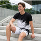 👕 50% RABATT! ☀️ 2-teiliges Sommer-Set für Herren – Mit dynamischem Print, atmungsaktiv & bequem – Perfekt für Alltag, Sport oder Freizeit – lässiger und leichter 2-in-1 Look 🩳✨