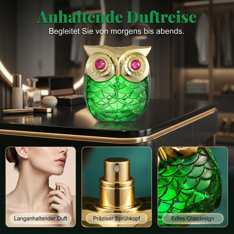 🦉✨ Mystisches Eulen-Parfum 100 ml – langanhaltend & edel, mit Noten von Vanille & Jasmin, jetzt −50%