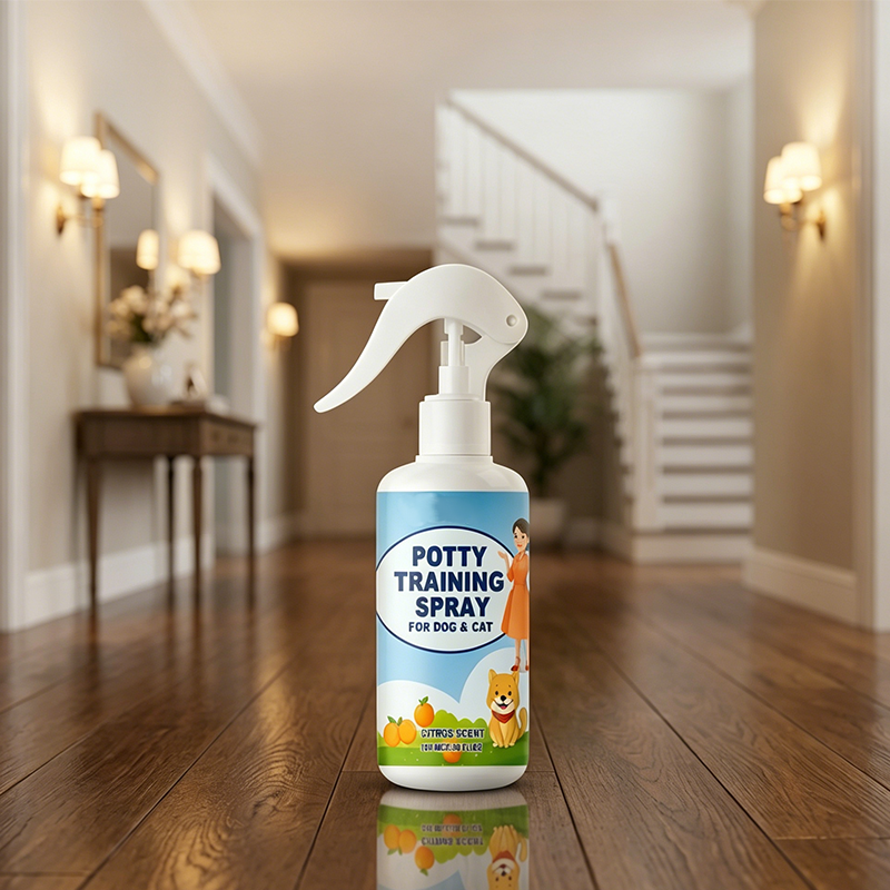 🐾🚽 Sanftes Stubenreinheits-Spray für Hunde & Katzen – 100 ml, mit natürlichen Pflanzen-Extrakten, jetzt −50%