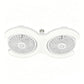 💡🌀 50% RABATT! Doppelkopf-LED-Deckenventilator mit Licht – 2 unabhängige Köpfe, 3 Geschwindigkeiten & Fernbedienung – Perfekt für große Räume ✨