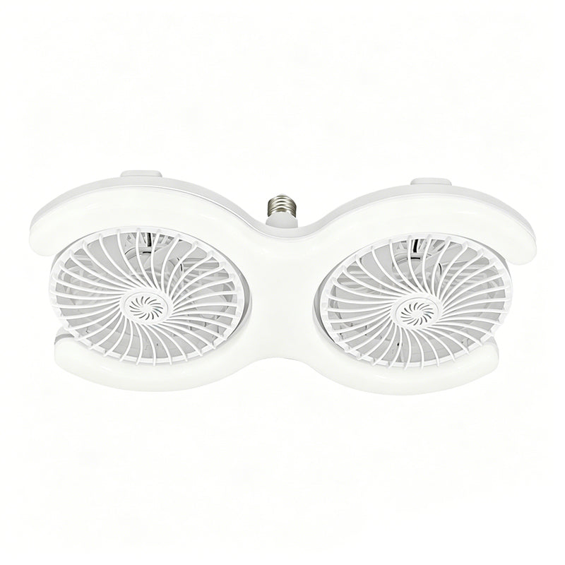 💡🌀 50% RABATT! Doppelkopf-LED-Deckenventilator mit Licht – 2 unabhängige Köpfe, 3 Geschwindigkeiten & Fernbedienung – Perfekt für große Räume ✨