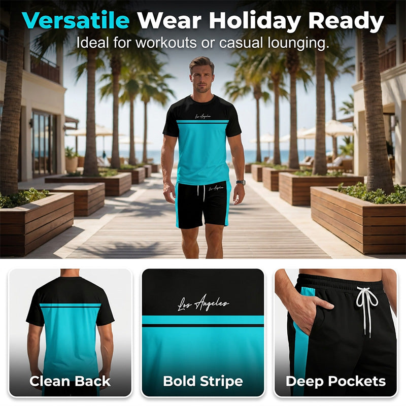 ✨JETZT 50 % RABATT! ✨🏃‍♂️ 2-teiliges Activewear-Set für Herren – atmungsaktiv, elastisch & vielseitig für Training, Laufen & Freizeit 💪