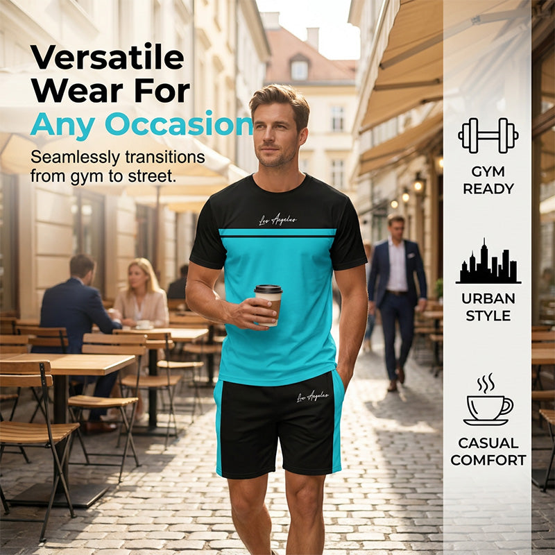 ✨JETZT 50 % RABATT! ✨🏃‍♂️ 2-teiliges Activewear-Set für Herren – atmungsaktiv, elastisch & vielseitig für Training, Laufen & Freizeit 💪