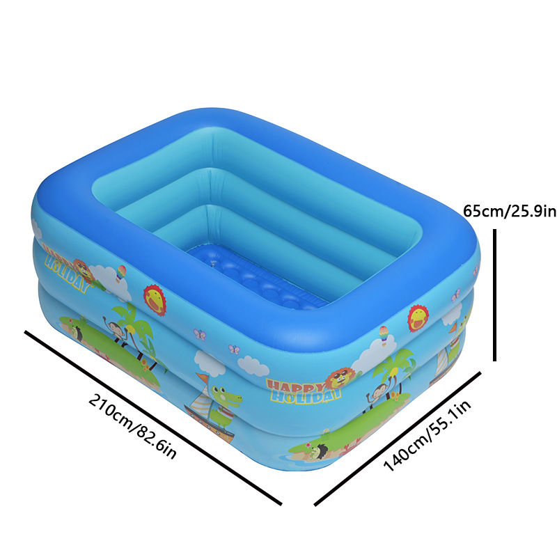 🏊‍♂️☀️ 50% RABATT! Aufblasbarer Kinderpool aus verdicktem PVC – Sicher, robust & perfekt für sommerlichen Wasserspaß im Garten 🌊