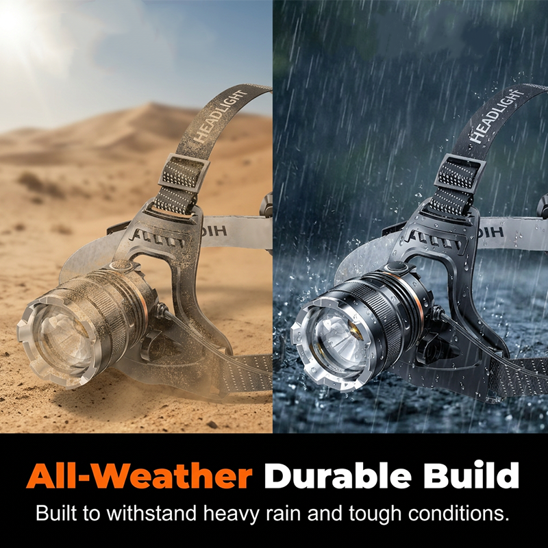 📢📢50 % Rabatt! Wiederaufladbare Stirnlampe mit Zoomfunktion und Bewegungssensor