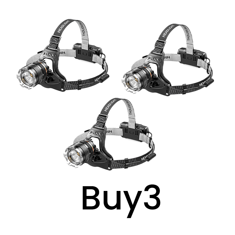 📢📢50 % Rabatt! Wiederaufladbare Stirnlampe mit Zoomfunktion und Bewegungssensor