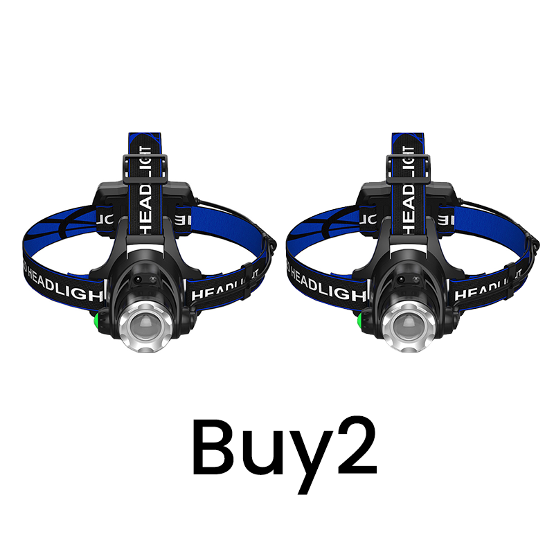 📢📢50 % Rabatt! Wiederaufladbare Stirnlampe mit Zoomfunktion und Bewegungssensor