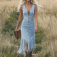 🔥Neu für 2026 – 50 % Rabatt!🤠Retro-Western Kleid mit Fransen, ärmellos & tailliert – Fransen-Saum, Frontreißverschluss, Cowgirl-Stil