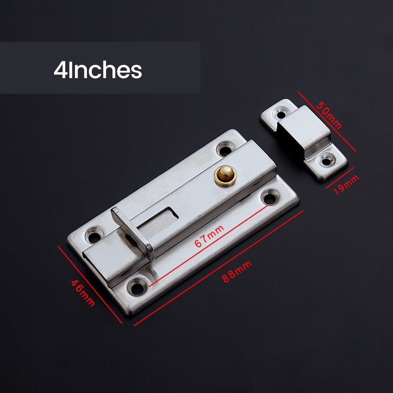 Sicherheits-Türriegel mit automatischem Rückstellmechanismus