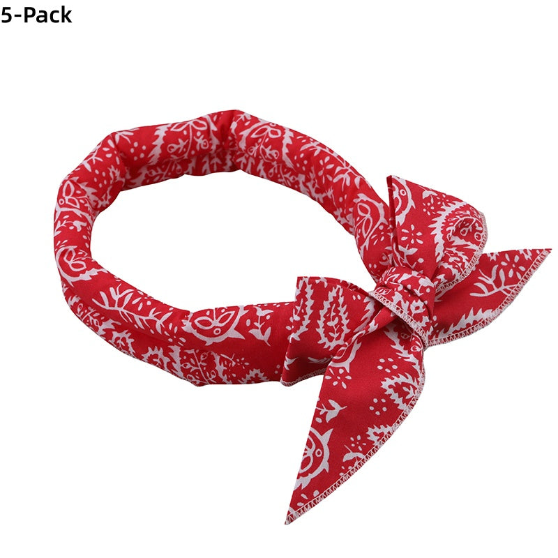 📢📢50 % RABATT!! ⏰❄️ Kühlender Sommer-Schal für Hunde & Katzen – niedliches Cartoo❄️n-Design, als Geburtstags-Accessoire & praktische Kühlhilfe an heißen Tagen 🐾❄️