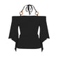 👗 ZEITLICH BEGRENZT 50% RABATT! ✨ Damen Top mit Carmen-Ausschnitt & Halsband – Trägerloses Sommeroberteil