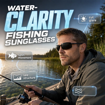 🕶️ 50% RABATT! 🎣 Ultraleichte polarisierte Angelsonnenbrille – Blendfrei & UV400 – Perfekt für Angeln, Bootfahren oder den Strand – reduziert Spiegelungen und schützt die Augen optimal 🌊☀️