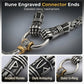 🔥 50% RABATT | Wikinger Thor Hammer Halskette – Edelstahl Byzantinische Kette | Silber & Gold | 60–70 cm ⚡