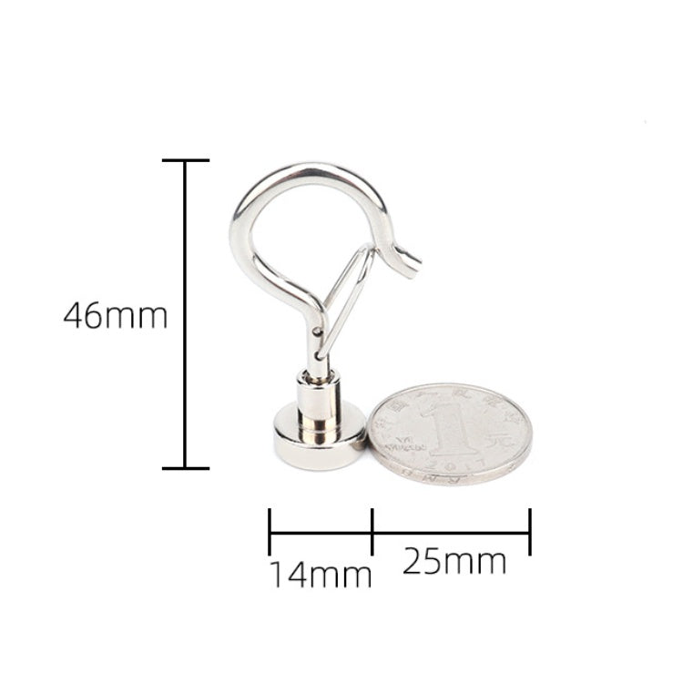 🧲🔗 Starke NdFeB-Magnethaken – bis zu 12 kg Tragkraft, vielseitig & ohne Bohren, jetzt −50%