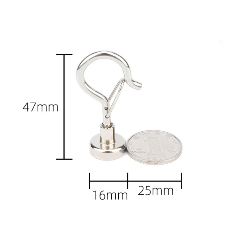 🧲🔗 Starke NdFeB-Magnethaken – bis zu 12 kg Tragkraft, vielseitig & ohne Bohren, jetzt −50%