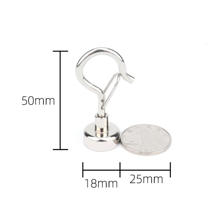 🧲🔗 Starke NdFeB-Magnethaken – bis zu 12 kg Tragkraft, vielseitig & ohne Bohren, jetzt −50%