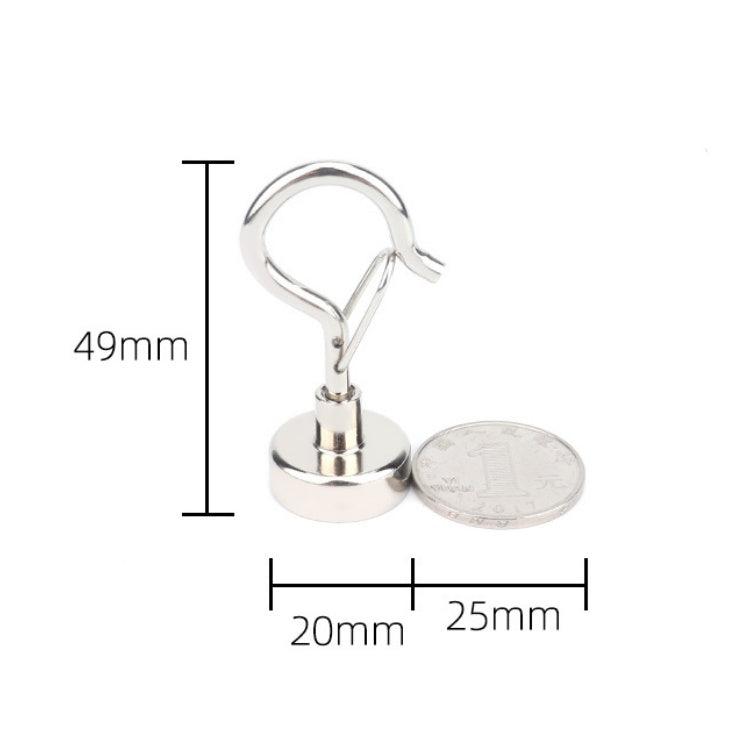 🧲🔗 Starke NdFeB-Magnethaken – bis zu 12 kg Tragkraft, vielseitig & ohne Bohren, jetzt −50%