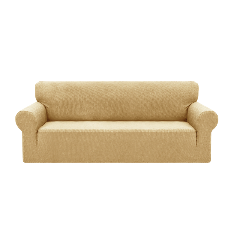 🛋️🛡️ Ultra-dehnbare Jacquard-Sofaschonbezüge – rutschfeste Gurte, dicker und eleganter Stoff, schützen und verleihen Sie Ihrem Sofa einen neuen Look, ohne dass es sich bewegt 🏠✨