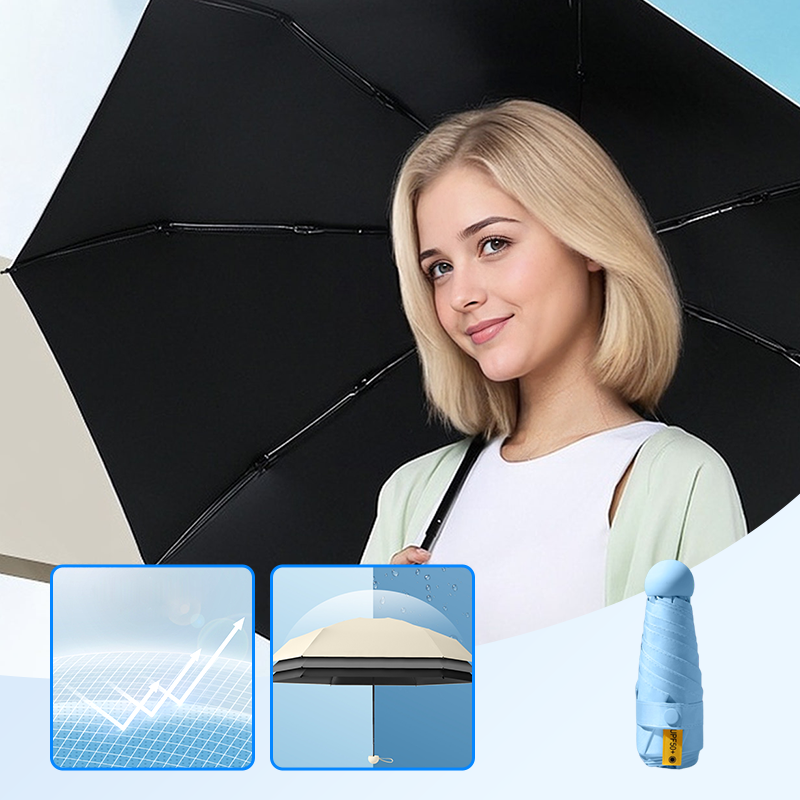 🔥Solange der Vorrat reicht 50 % Rabatt!🎉Kompakter Faltschirm mit UV-Schutz – UPF 50+, Windfest & Wasserdicht