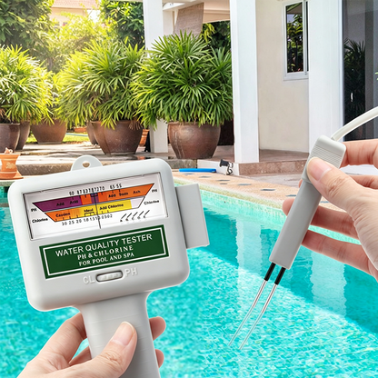 🔬 50% RABATT! 💧 2-in-1 Poolwasser pH- & Chlor-Tester – Digitale Messung von pH-Wert & Chlorgehalt – Schnell & wasserdicht – ideal für Pool, Whirlpool oder Spa 🌊✨