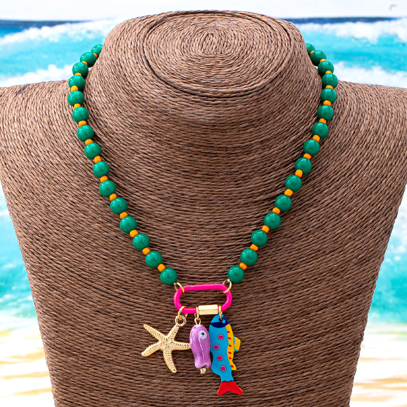 🌊📿 Lebhafte Boho-Küsten-Perlenkette – vielseitig, für Strand & Alltag, jetzt −50%