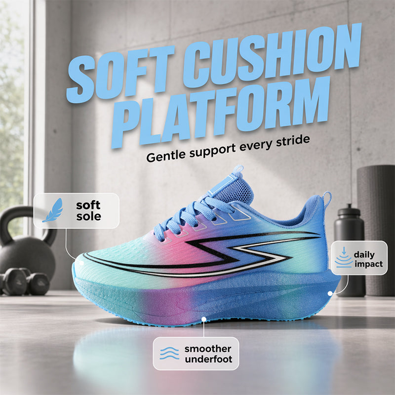 🎁 2026 Neuheiten 50% RABATT 💥 Atmungsaktive Mesh-Dämpfungssohle Outdoor-Gym-Sneaker