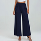 👖 Damen Freizeithose mit Elastischem Bund 🌿 Hohe Taille, Lockere Passform & Taschen
