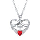 💫 50% RABATT! 🔥 Unendlichkeit Herz Kreuz Halskette mit Flügelanhänger – Elegant & bedeutungsvoll – Perfekt als Geschenk oder täglicher Begleiter – zart & symbolisch ❤️🕊️✨