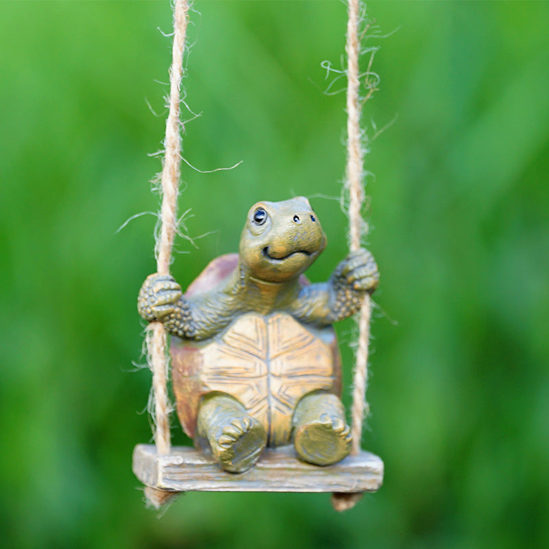 🎉Neu! Begrenzte Zeit – 50% Rabatt⏰ Verspielter Schildkröten-Schaukel-Deko