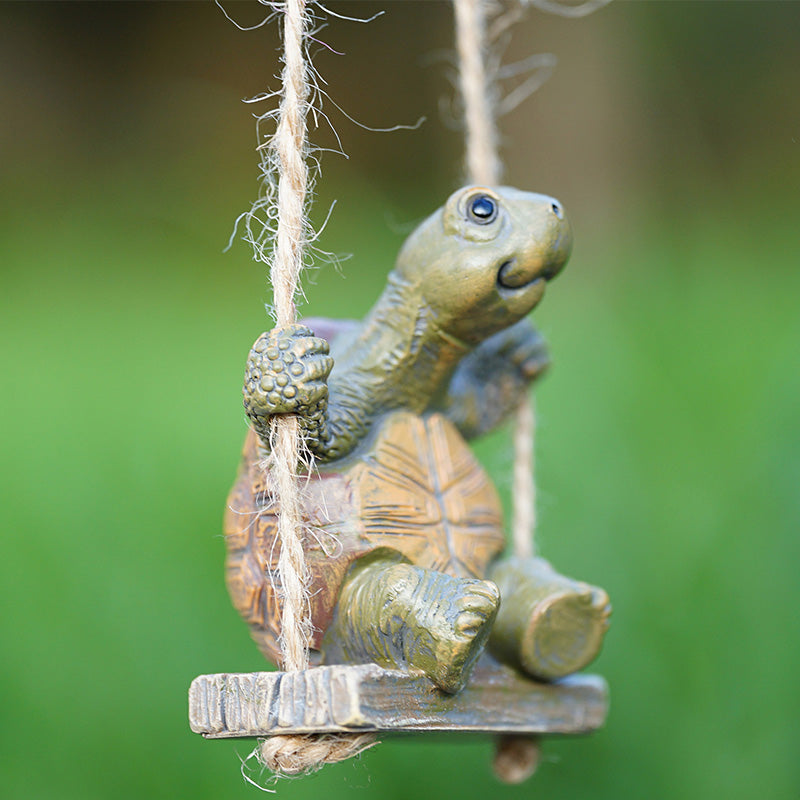 🎉Neu! Begrenzte Zeit – 50% Rabatt⏰ Verspielter Schildkröten-Schaukel-Deko