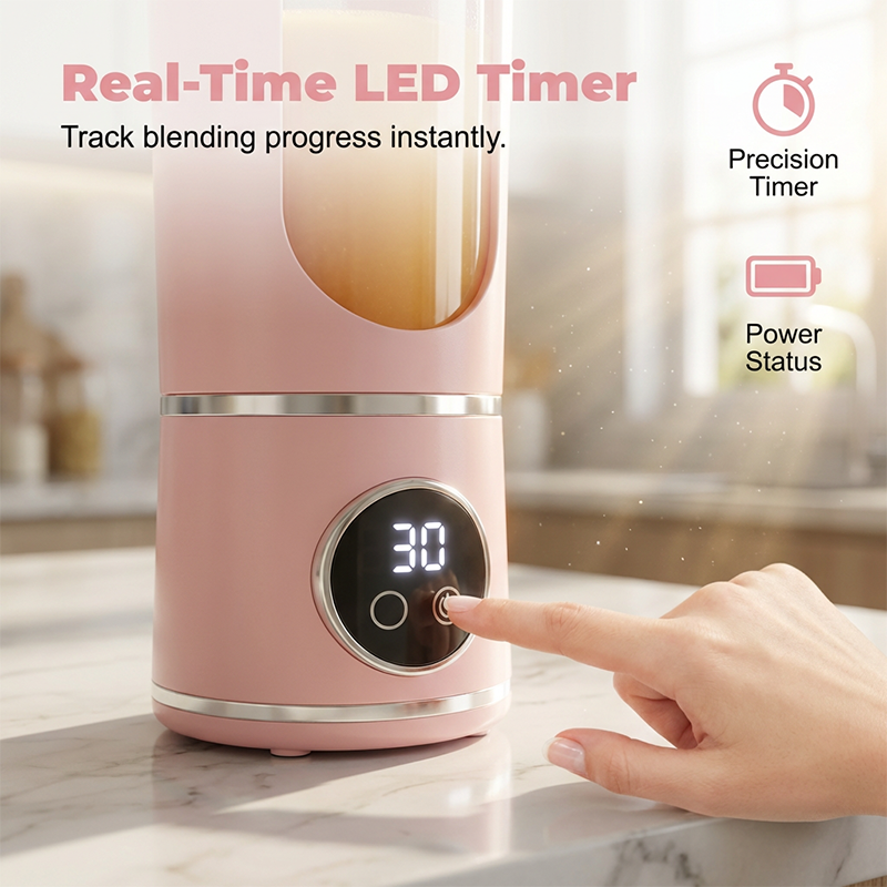 🥤 Tragbarer Smoothie-Maker 🍓 USB-Wiederaufladbar, Kabellos & Ideal für Smoothies, Shakes und Säfte