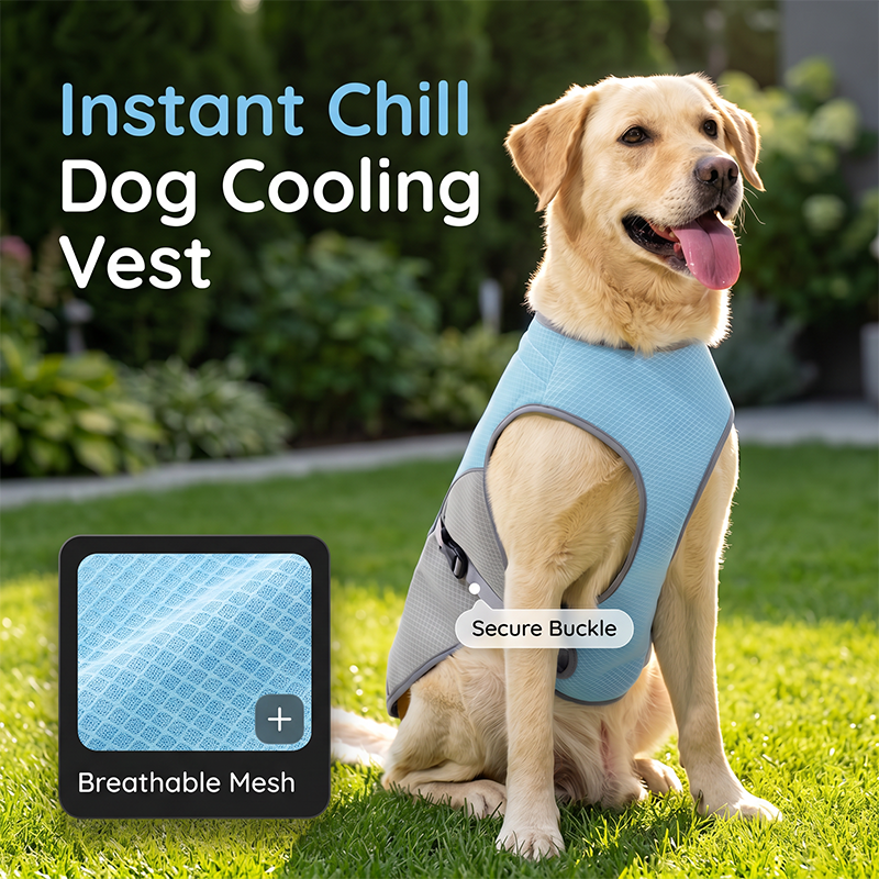 📢📢50% RABATT !! ⏰Hunde-Kühlweste mit Geschirr für den Sommer