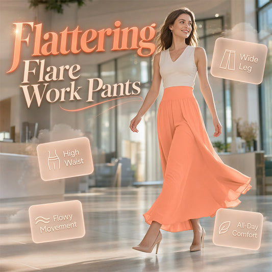 📢📢50% RABATT!! ⏰Damen Leichte Fließende Weite Hose