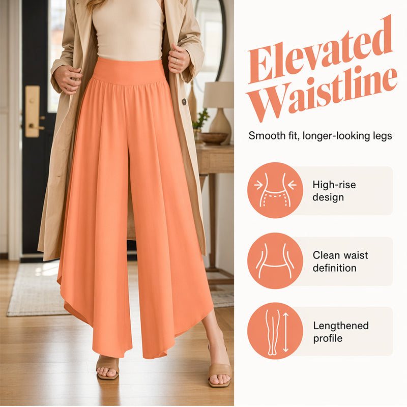 📢📢50% RABATT!! ⏰Damen Leichte Fließende Weite Hose