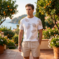 ⏰【Begrenztes Angebot – 50 % Rabatt!】Herren Sommer Bedrucktes 2-teiliges Set