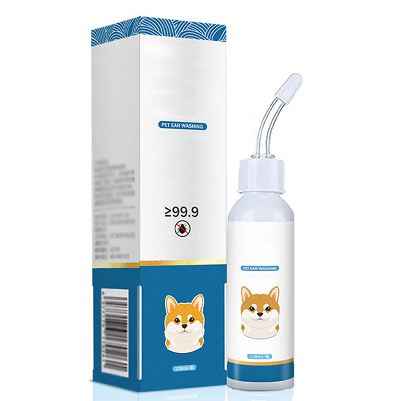 🐶 LIMITIERTER 50% RABATT! Sanfte Tierohrreiniger-Lösung für Hunde & Katzen – Sicher, schnell reinigend mit flexibler Silikonspitze