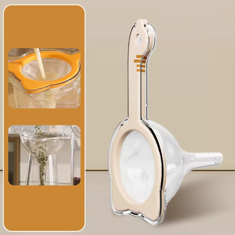 🧺 50% RABATT! 🥣 Multifunktionelles Küchensieb-Set mit Trichter – Feines Edelstahlsieb – Ideal für Saft, Soßen, Suppen oder Babynahrung – stabil, leicht zu reinigen & vielseitig 🍲✨🔪