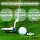 📢📢1 kaufen 1 gratis ! 50 % Rabatt!! ⏰ Präzisions-Golfgrün-Nivelliergerät & Ballmarker⛳