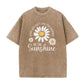 👕 LIMITIERTER 50% RABATT! Unisex Vintage-Wash T-Shirt mit Gänseblümchen-Print – Lockerer Schnitt, weicher Stoff für den Sommer